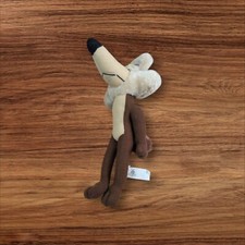 Wile E. Coyote Looney Tunes Plush Stuffed Toy - 12" Vintage Collectible