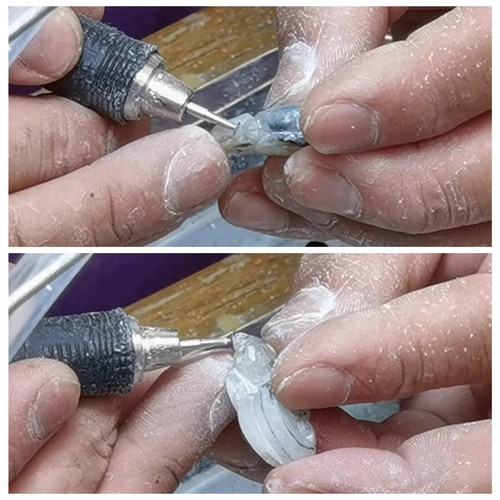30 piezas brocas de molienda de diamante ultrafinas de 1-8 mm cabeza en T talla rebabas herramientas de piedra - Imagen 5 de 28