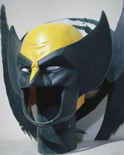 Wolverine V6 Mask Latex Cowl Cosplay Costume Prop Adult Size - Picture 3 of 7