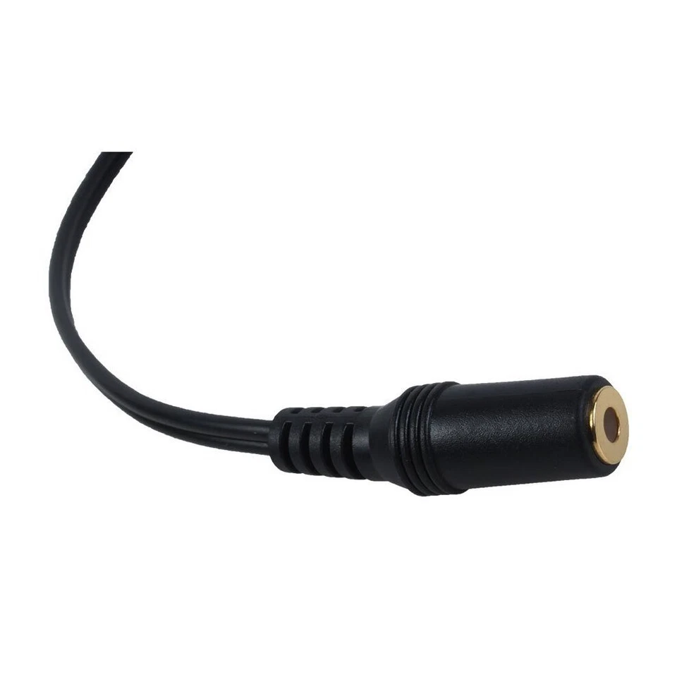 3.5mm Female Jack To 2 RCA Female Jack Audio Adapter Splitter Cable Gold Plated - Image 4 of 4