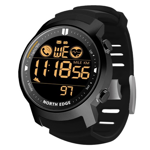 Men Outdoor Sport Tactical Smart Watch Altimeter Barometer Compass WristWatch - Picture 2 of 16