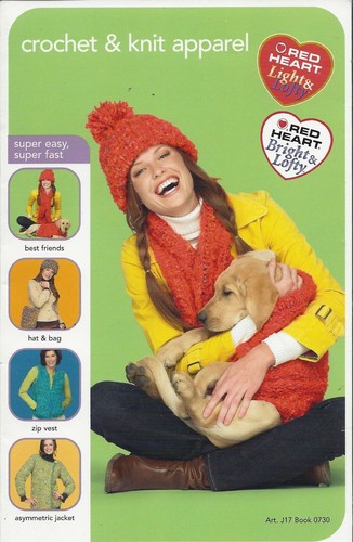 Dog Sweater - Hat - Scarf - Bag ~ Coats & Clark - knit and crochet - Picture 1 of 3