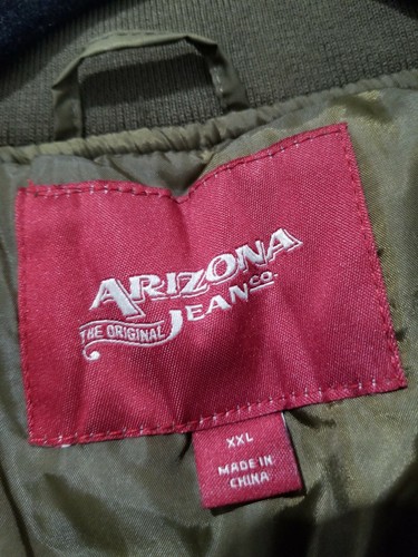 Arizona Jeans Co Herren XXLarge Jacke Moss Camo Bomber Grün Neu mit Etikett 2XL - Bild 4 von 5