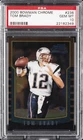 2000 BOWMAN CHROME #236 TOM BRADY ROOKIE RC PSA 10