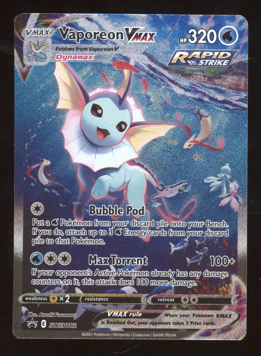 Vaporeon VMAX Pokémon TCG Cards for sale | eBay