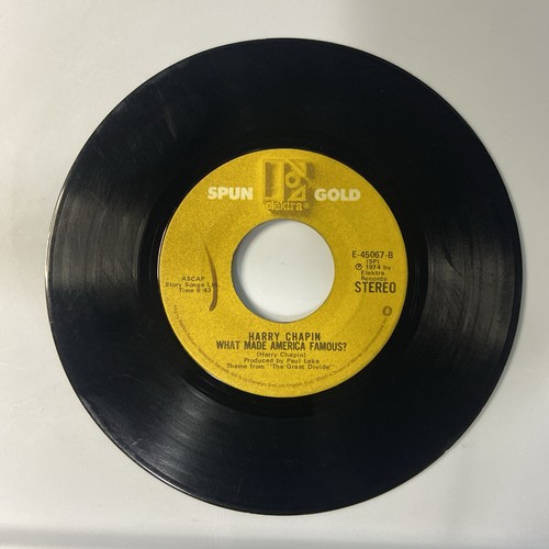 Harry Chapin : Cat's In The Cradle/ What Made America Famous -Vinyl 45 - Imagen 2 de 2