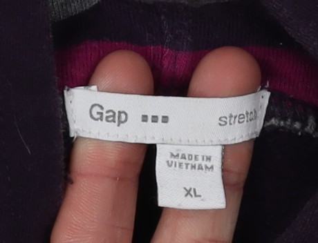 GAP Unisex Black XL Pullover Hoodie Cotton - Picture 3 of 12