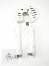 1990 Honda CR250R CR 250R OEM FRONT FORK GUARD SHIELD ROTOR COVER +