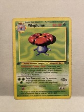 Pokémon TCG Vileplume 1st Edition Card 31/64, Jungle Set