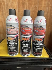 Lot Of 3  FW1 High Performance Cleaning Wax 17.5 oz Can