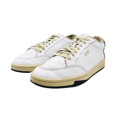 GANT Herren Weiß Leder Schnürschuhe Sneaker Turnschuhe Schuhe EUR 42 UK 8 US 9 - Bild 5 von 24