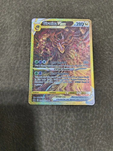 Giratina VSTAR (Secret) GG69/GG70 Crown Zenith: Galarian Gallery Holo NM