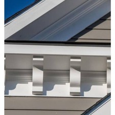 Ekena Millwork PVC Corbel,  3"W x 10"D x 14"H, White Brand New 2 Caps Set