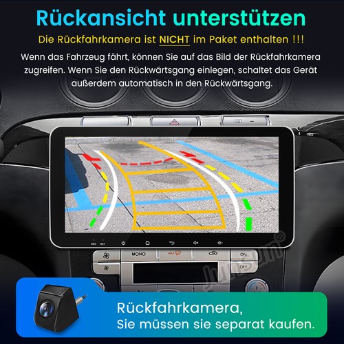 10.33” Android13 Carplay Autoradio GPS Navi SWC BT DAB+ Für Ford S-Max 2007-2015 - Bild 7 von 18