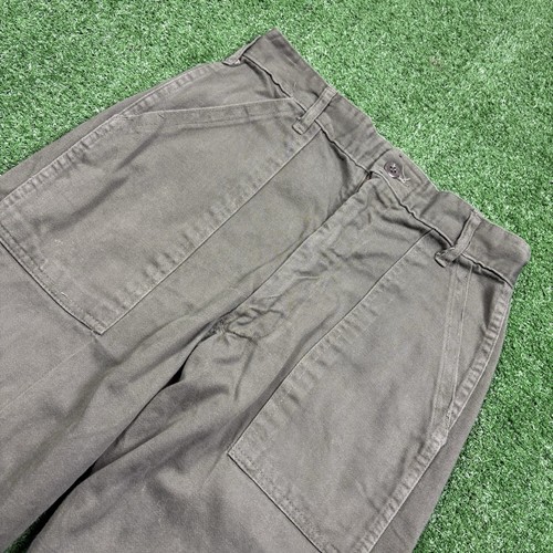 Vtg OG 107 Trousers Mens Military Utility Pants Vietnam War 28x30 XS Fatigue - Picture 2 of 7