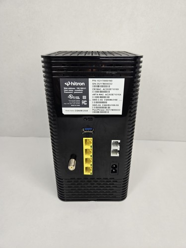 Hitron WiFi Cable Modem Router Docsis Gateway 802.11ac Dual Band CGNVM-2559 - Picture 7 of 12