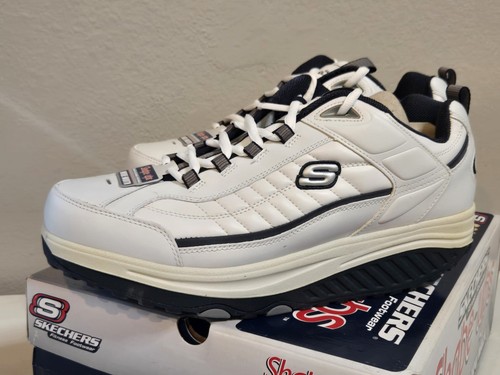 Zapatos para hombre Sketchers Shape Ups talla 13 ancho azul marino/blanco nuevos en caja nuevos con caja - Imagen 5 de 17