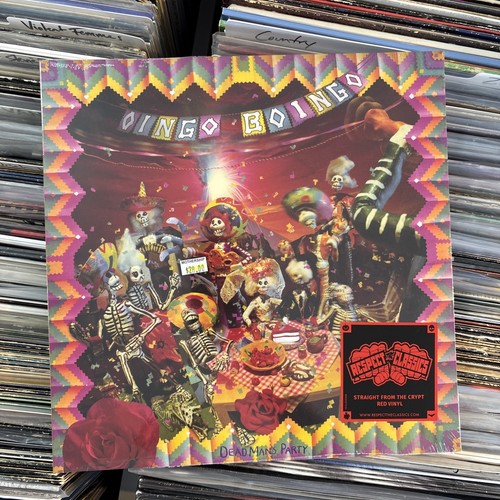 OINGO BOINGO DEAD MANS PARTY RED VINYL LP DELUXE LIMITED EDITION NEW SEALED MINT