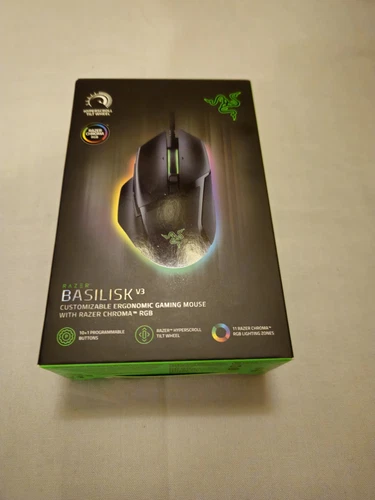 Razer Basilisk V3 Maus | gebraucht | RGB | OVP | Zubehör | technisch einwandfrei