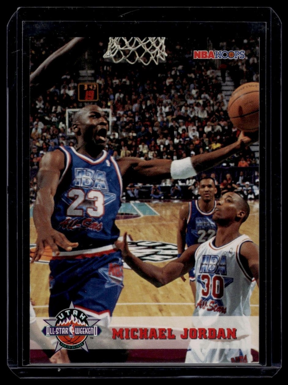 1993-94 NBA Hoops Michael Jordan #257 Chicago Bulls HOF Basketball Base Card