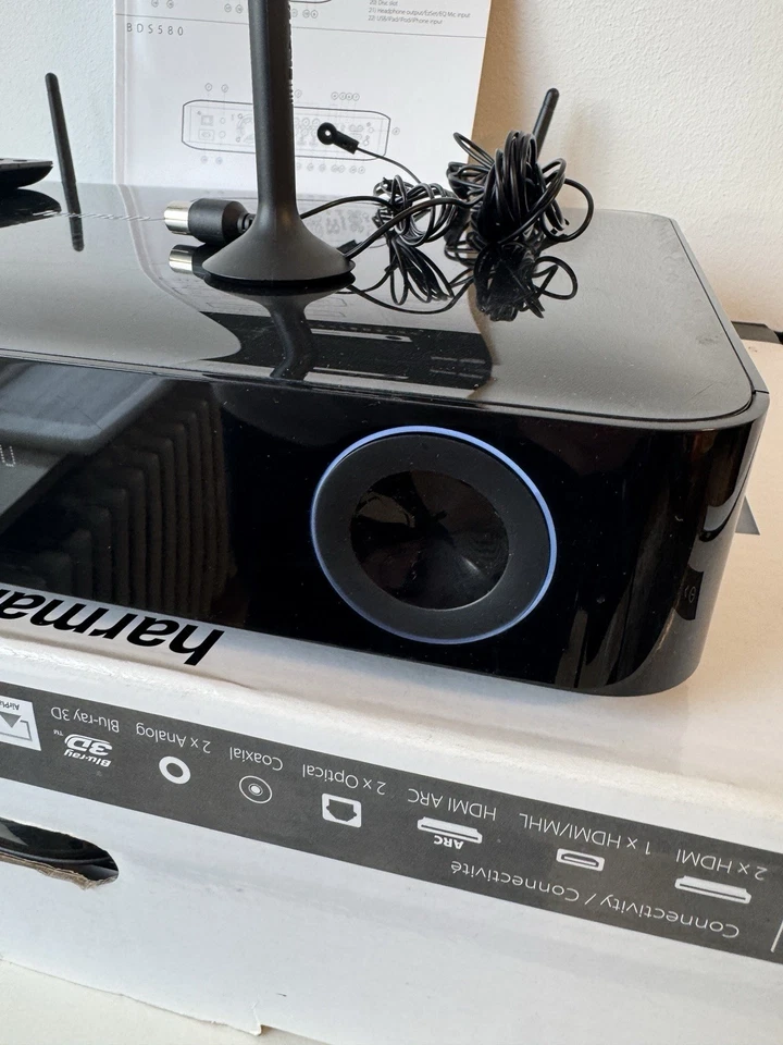 Harman/Kardon BDS580 5.1 Receiver BluRay 3D Wifi Bluetooth 4K UHD HDMI USB OVP - Bild 4 von 4