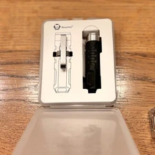 RovyVon Aurora A1 Keychain Flashlight 3rd Gen Black USB C EDC Compact