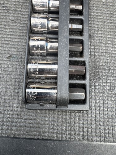 Sears Craftsman USA 6pc Socket Set 3/8 Drive SAE 34447  Hex Bit Tools NOS GK - Picture 6 of 8