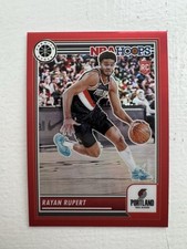 2023-24 Panini NBA Hoops Premium Stock Rayan Rupert #155 Red Prizm /275 (RC)