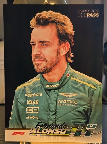 Fernando Alonso - '24 Finest Headliners Gold /50, '21 Topps Orange /25, & More! - Bild 7 von 14