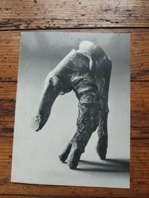 Karton Einladung Claude Bernard Haim Galerie Ausstellung La Main 1965 selten