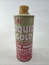 Scott's Liquid Gold Wood Cleaner Pourable Top Non Aerosol 30% full Vintage