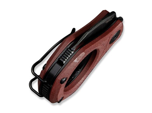 CIVIVI Pyrus 14C28N Burgundy G10 Taschenmesser Fingermesser Slipjoint - 01WE1413 - Bild 4 von 5