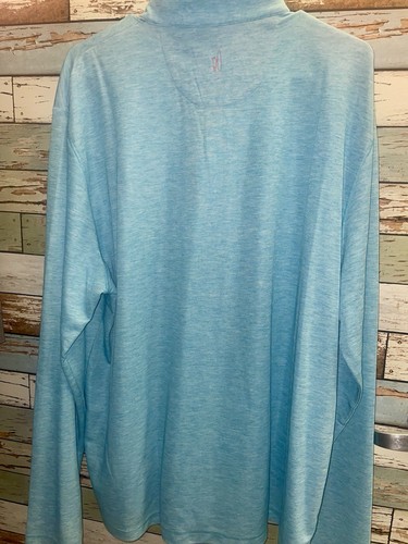 Johnnie-O Randall Barbados blau 1/4 Zip Langarm Pullover Shirt Gr. XXL - Bild 4 von 6
