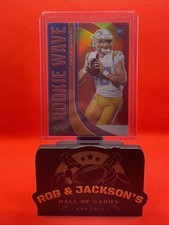 2020 Panini Playoff Justin Herbert RC Rookie Wave Los Angeles Chargers
