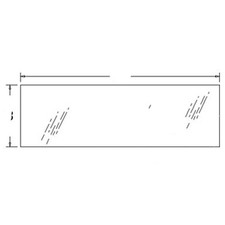 Rear Cab Glass Fits Kubota M8200 M5700 M9000 M105 M4900 M95 M6800 3A751-70550