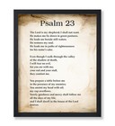 Poster Master Psalm 23 Poster - Bible Print - Bible Verse Art - Scripture Art...
