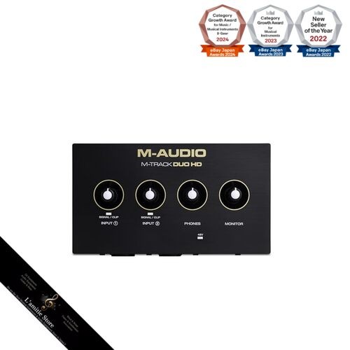 M-AUDIO M-Track Duo HD Audio Interface M100 Condenser Microphone HDH41 Studio - Picture 9 of 10