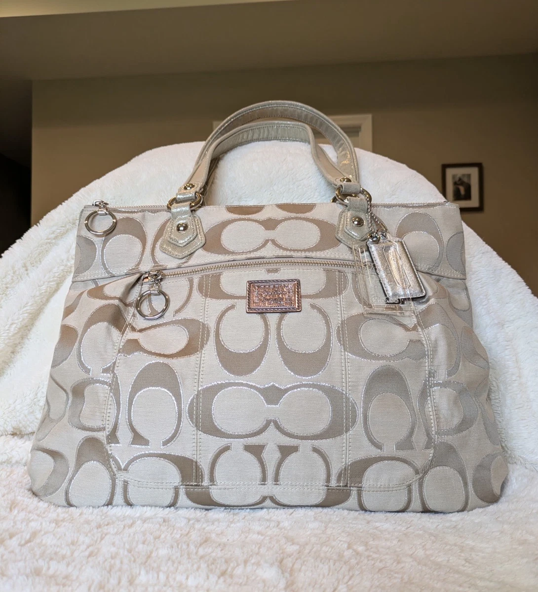 Coach Poppy Tote Silver Bags & Handbags for Women for sale | eBay