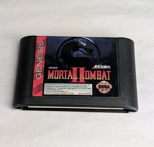 New ListingMortal Kombat II 2 Sega Genesis 1994 Game CARTRIDGE ONLY TESTED AUTHENTIC