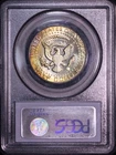 1969 D Kennedy Half Dollar PCGS MS65,  Business Strike, Toned, FREE SHIPPING