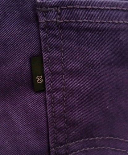 Levi's 511 Purple Chinos Jeans Slim Fit W34 L31.5 - Perfect Condition - Picture 7 of 14