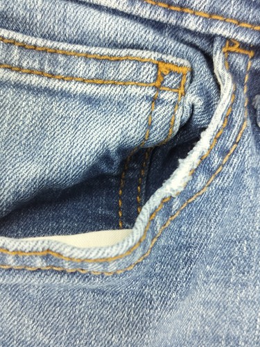 Cat & Jack Jeans Girls 16 Blue Bootcut Stretch Cowgirl Adjustable Item #2238 - Picture 11 of 12