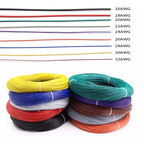 UL1571 Soft Electronic Wire Tinned Copper Strand 26-32AWG Many Colour LED Wire - Picture 9 of 9