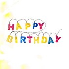  1 Set Letter Style Lampen LED Light String Geburtstagslampe String Festival