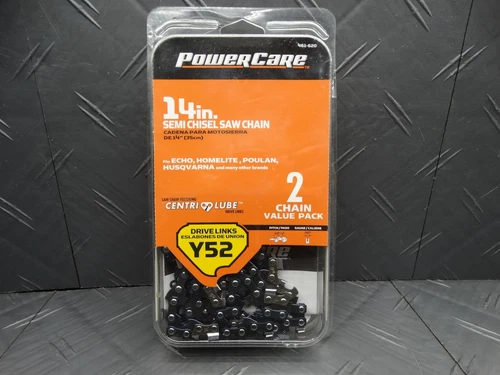 Powercare Y52 14in Semi Chisel Saw Chain 461-620 (2-Pack)