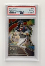 2023 Panini Select - C.J. Stroud #289 Tie-Dye Prizm Die-Cut (RC) PSA 10