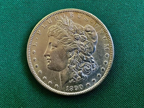 1890 S MORGAN SILVER DOLLAR UNCIRCULATED COIN