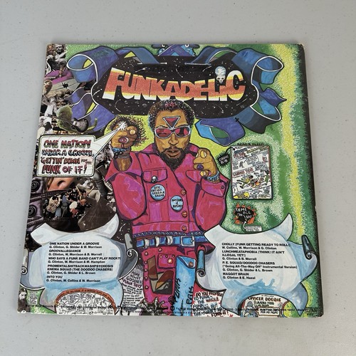 Funkadelic ONE NATION UNDER A GROOVE Vinyl LP Record 1978 Bifold Not Tested - Picture 2 of 7