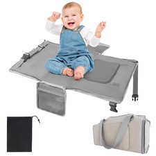 Toddler Airplane Bed  Travel Bag 2 in 1, Portable Airplane Seat Extender for Ki