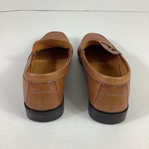 Cole Haan Country Loafers Mens Size 9.5 D Brown Leather Italy Slip On Shoes - Picture 4 of 7